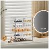888 TIAN LUN Acrylic Clear Large Makeup Organizer - Jewelry Holder Organizer, Perfect Make Up Organizers and Storage for Vanity, Bathroom (3 Large, 4 Small Drawers - Clear) view 1