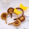 NinthAvenue Basics 2PCS Cartoon Hair Accessories Lovely Banana Monkey Ears Hairband Festive Funny Props Hair Clips Animal Large Ear Headband view 2