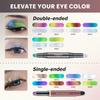 CHARMACY Multichrome 2 in 1 Cream Eyeshadow Stick, Waterproof Eye Brightener Highlighter Stick Makeup, High Pigmented, Smudge-Proof, Vegan & Cruelty-Free (#904) view 4