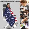 Carwayii American Flag Barber Cape Hair Cutting Cape Patriotic USA Haircut Cape Hair Cape Apron Barber Supplies Salon Capes For Clients Men Women view 4