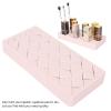 24 Slots Silicone Lipstick Holder for Vanity, Large Capacity Makeup Display Case with 18 Large Slots and 6 Small Slots, Versatile Cosmetic Organizer for Makeup Brush Lipstick Jewelry Nail Oil(Pink) view 4