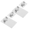 ARTIBETTER 12pcs Stainless Steel Nail Art Palette Makeup Mixing Plate for Foundation and Color Blending Portable Cosmetic Tools for Beauty Salons and Home Use view 2