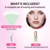 Beauty7 Lip Wax Strips Facial Wax Strips Hair Removal Wax Strips for Sensitive All Skin Types Women 20 pcs with Pearl Powder Essential Oil view 2