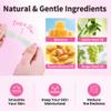 Beauty7 Lip Wax Strips Facial Wax Strips Hair Removal Wax Strips for Sensitive All Skin Types Women 20 pcs with Pearl Powder Essential Oil view 3