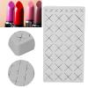 36 Grids Lipstick Storage Box, Silicone Large Lip Gloss Makup Organizer with 28 Large Grids and 8 Small Grids, Durable Exquisite Cosmetic Organizer Case for Home Beauty Salon(Grey) view 4