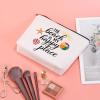JXGZSO Funny Beach Zipper Pouch Bag The Beach is My Happy Place Cosmetic Bag Summer Gift (Happy Place BAG) view 3