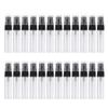 LXLK 200 Pcs 5ML Refiilable Glass Spray Bottle Mini Empty Clear Pump Press Bottle Perfume Vials Fine Mist Spray Bottles for Essential Oil Samples Portable Travel Atomizer view 1