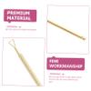 FOMIYES 4-piece Set Cuticle Pusher Triangle Peeler Scraper Gel Polish Remover Tool for Nail Art view 3