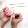 FOMIYES 4-piece Set Cuticle Pusher Triangle Peeler Scraper Gel Polish Remover Tool for Nail Art view 4