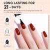 Makartt Gel Top Coat and Nail Poliah Gel Remover Foil Wraps Bundle, No Wipe Top Coat Glossy Shine Finish Long Lasting 10ML, 200pcs Foil Wraps with Larger Cotton Pad 1 pcs Cuticle Pusher view 2