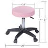 Electric Salon Tattoo Chair with 2 Trays,Adjustable Height Esthetician Bed with Hydraulic Stool, Multi-Purpose 3-Section Facial Bed Table, 73-inch Massage Equipment w/Removable Headrest (Pink) view 4