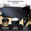 XOLLOZ | Lash Bed Cover + Pillow | Spa Bed Cover for Lash Extension Bed | Curved Lash Bed Pillow With Neck And Back Support view 4