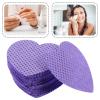 Beaupretty 200pcs Eyelash Extension Wipes with Box Heart Shaped Removing Pads Glue Cleaning Pads Absorbent Cotton Nail Polish Remover view 3