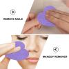 Beaupretty 200pcs Eyelash Extension Wipes with Box Heart Shaped Removing Pads Glue Cleaning Pads Absorbent Cotton Nail Polish Remover view 4