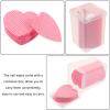 Beaupretty Heart Shaped Nail Polish Remover Wipes 200Pcs with Portable Box Soft Absorbent Cotton Pads for Nail Polish and Eyelash Glue Removal Convenient Manicure Cleaning Supplies view 3