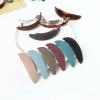 5 PCs acrylic vintage banana beautiful steel hairpin, removable shrapnel elegant hair pin fixed non-slip, 3.35  0.7 inches view 2