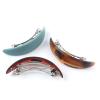 5 PCs acrylic vintage banana beautiful steel hairpin, removable shrapnel elegant hair pin fixed non-slip, 3.35  0.7 inches view 3