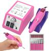 FATUXZ Electric Nail Drill Machine 20000 RPM, Acrylic Nail Tools for Thick Nails File Kit, Gel Nails Manicure Pedicure Polisher Sets for Home Salon Use view 1
