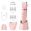 Scttomon Electric Lady Shaver for Women - Painless Razor, Bikini Trimmer, Facial Hair Removal, Body Trimmer for Face, Legs, Underarm, Pubic - Wet and Dry Flawless 3 in 1 view 1