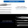 Blackhead Remover Tool Pimple Popper Tool Kit 5 Pack Blackhead Extractor Tools with Case Comedone Zit Acne Blemish Whitehead Removal Kit Professional Stainless Steel Extractor Tools for Face Nose view 3