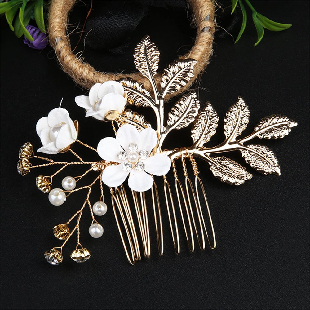 Traditional Flower Hairpins 1pc Gold Hair Sticks Hanfu Long Tassel Hair Pins Handmade Hair Pins Comb Set Chinese Vintage Headwear