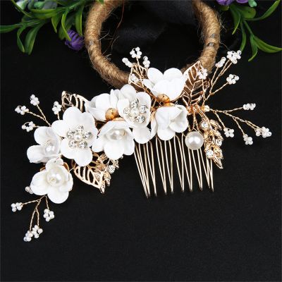 Traditional Flower Hairpins 1pc Gold Hair Sticks Hanfu Long Tassel Hair Pins Handmade Hair Pins Comb Set Chinese Vintage Headwear