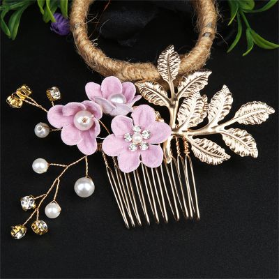 Traditional Flower Hairpins 1pc Gold Hair Sticks Hanfu Long Tassel Hair Pins Handmade Hair Pins Comb Set Chinese Vintage Headwear