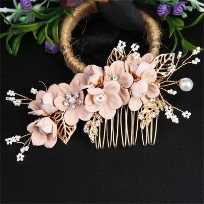Traditional Flower Hairpins 1pc Gold Hair Sticks Hanfu Long Tassel Hair Pins Handmade Hair Pins Comb Set Chinese Vintage Headwear