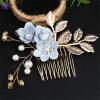 Traditional Flower Hairpins 1pc Gold Hair Sticks Hanfu Long Tassel Hair Pins Handmade Hair Pins Comb Set Chinese Vintage Headwear view 1