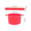 ULTECHNOVO 4pcs Silicone Wax Warmer Bowl Non-Stick High-Temperature Resistant Replacement for Hair Removal Stirring Sticks for Waxing and Salons view 4