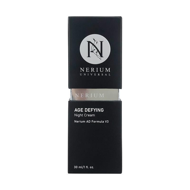 Nerium Night Cream  Peptide & Collagen Hydrating Face Moisturizer with Aloe, Jojoba & Vitamin E, Overnight Firming & Smoothing, 1 fl oz