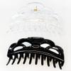 ACCGLORY Large Hair Clips for Women Thick Hair Fine Hair Claw Clips Strong Holding Long Hair Jaw Clips (Clear and Black) view 4