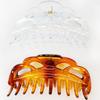 ACCGLORY Large Hair Clips for Women Thick Hair Fine Hair Claw Clips Big Strong Holding Long Hair Jaw Clips (Clear and Brown) view 4