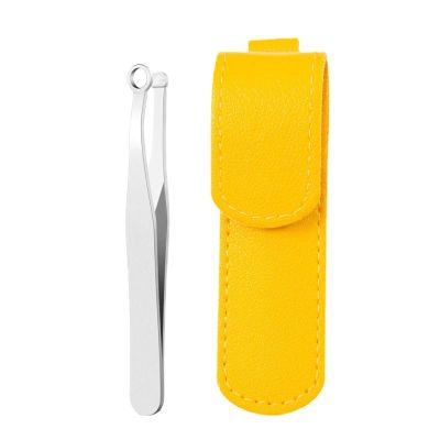 AKAZI Nose Hair Trimmer for Men, Men's Stainless Steel Nose Hair Trimmer, Yellow, Designed for Cutting Nose Hair, Cutting Beard, Cutting Hand Hair