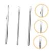 FRCOLOR Tools Set Foot Scraper Stainless Steel Cuticle Clippers Nail Clipper Set for Ingrown Toenail Professional Nail Grooming Kit view 3