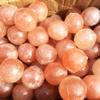 1pc Massage Ball Natural Himalayan Salt Minerals Stone Crystal Ball Bath Salt Bath Orange Rock Soap Himalayan Soap view 2