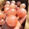 1pc Massage Ball Natural Himalayan Salt Minerals Stone Crystal Ball Bath Salt Bath Orange Rock Soap Himalayan Soap view 3