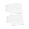 FOMIYES 2pcs Acrylic Handheld Makeup Mixing Palette Lightweight for Custom Blending and Foundation Matching for Makeup Artists and Home Use view 1