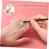 FOMIYES 2pcs Acrylic Handheld Makeup Mixing Palette Lightweight for Custom Blending and Foundation Matching for Makeup Artists and Home Use view 3