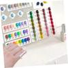 FOMIYES 2pcs Acrylic Handheld Makeup Mixing Palette Lightweight for Custom Blending and Foundation Matching for Makeup Artists and Home Use view 4