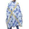 Money Barber Cape Professional Barber Cape For Men Waterproof Salon Cape Barber Cape for Men Adjustable Snap Closure Large Hair Cutting Cape 65" x 55" (Blue) view 2
