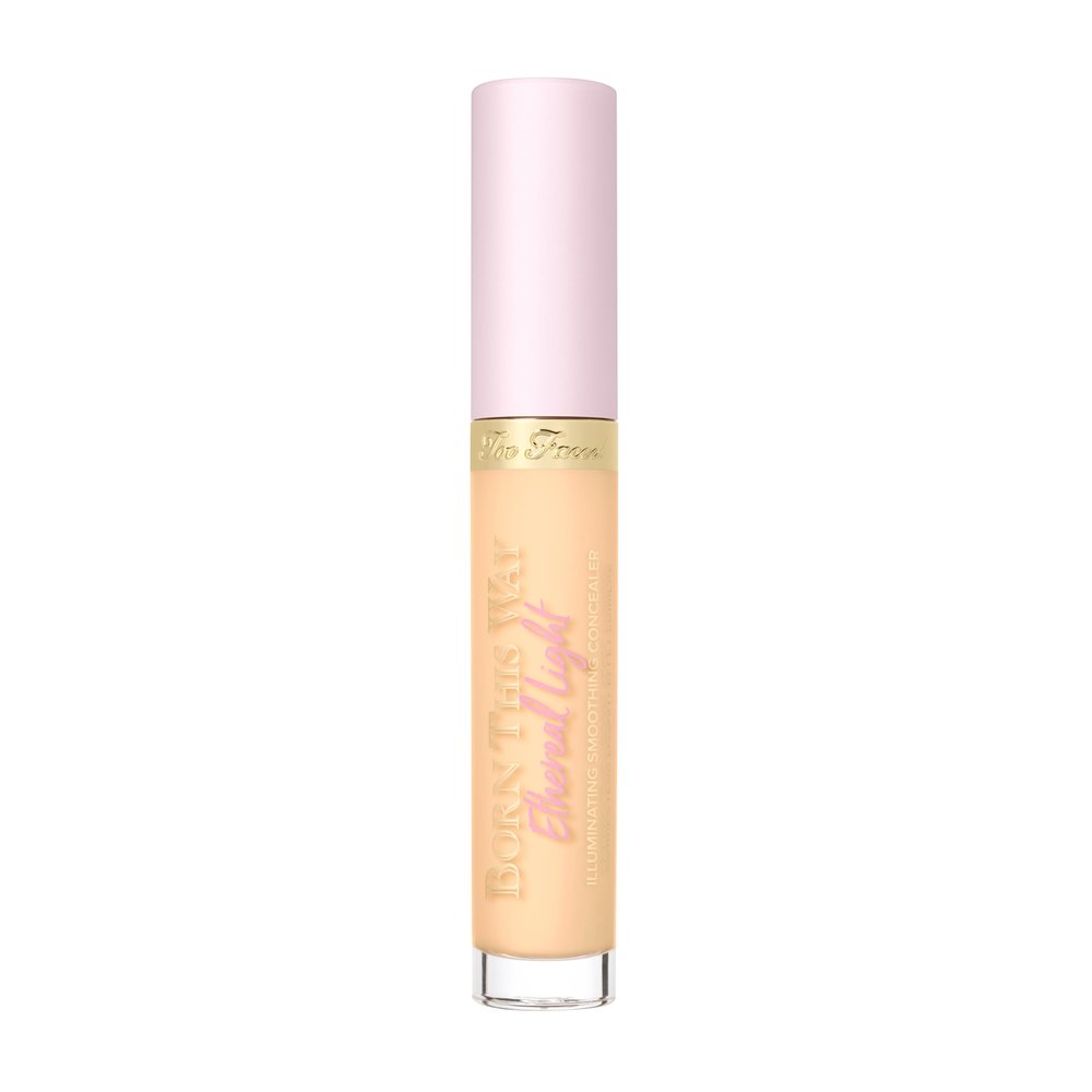 Too Faced Born This Way Ethereal Light Illuminating Smoothing Concealer | With Hyaluronic Acid, Conceals + Brightens Dark Circles, Non-Creasing + Waterproof, 0.16 Fl Oz, Graham Cracker