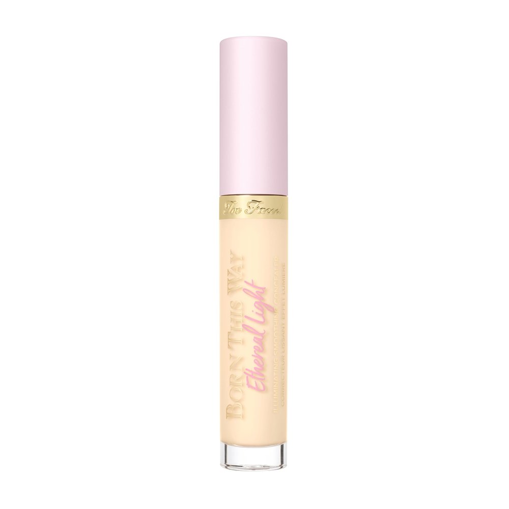 Too Faced Born This Way Ethereal Light Illuminating Smoothing Concealer | With Hyaluronic Acid, Conceals + Brightens Dark Circles, Non-Creasing + Waterproof, 0.16 Fl Oz, Vanilla Wafer