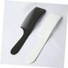 2pcs Men Curved Hair Cutting Comb Professional Barber Combs for Men Hair Styling Ergonomic Design for Fades and Hairstyles Black White view 2