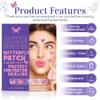 My Beauty Spot Pimple Patches Cute Acne Patches for Face 20 Pcs with Tea Tree Extra & Salicylic Acid, Butterfly and Rainbow Colorful Fun Designs  Pimple Patches for Face Acne Spot Treatment view 4