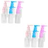 Zerodeko 12pcs Small Pump Bottle Shampoo Pump Plastic Hand Soap Travel Dispenser Random Color view 1