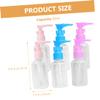 Zerodeko 12pcs Small Pump Bottle Shampoo Pump Plastic Hand Soap Travel Dispenser Random Color view 2