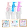 Zerodeko 12pcs Small Pump Bottle Shampoo Pump Plastic Hand Soap Travel Dispenser Random Color view 4