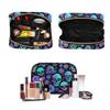 MNSRUU Gothic Toiletry Bags for Traveling, Funny Skulls Women Makeup Bag Hanging Toiletry Bag Cosmetic Bag 3 Pack Portable Clear Toiletry Kit Makeup Brush Bag Organization and Storage view 3