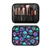 MNSRUU Gothic Toiletry Bags for Traveling, Funny Skulls Women Makeup Bag Hanging Toiletry Bag Cosmetic Bag 3 Pack Portable Clear Toiletry Kit Makeup Brush Bag Organization and Storage view 4